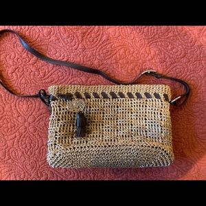Brighton Straw crossbody bag